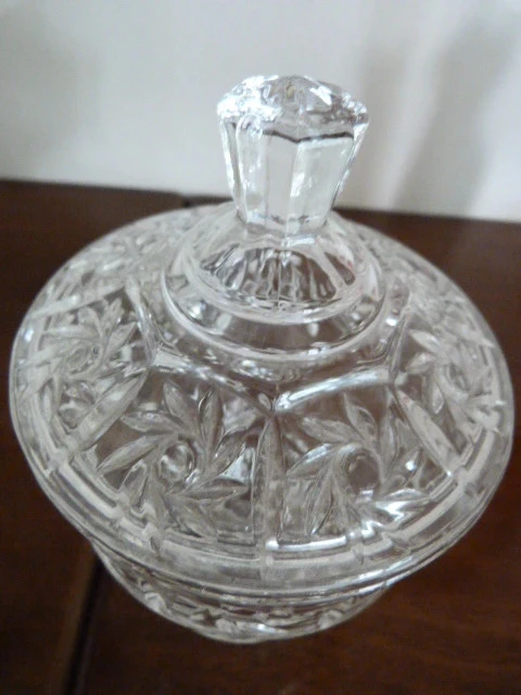 Cut glass candy dish – photo 2